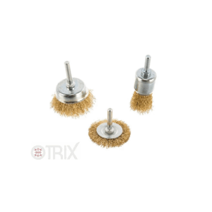 OTRIX Набор Корщеток VX-10001 Омедненные под дрель, 3шт