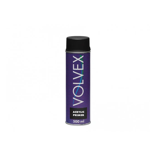 VOLVEX Аэрозольный Грунт Acrylic Primer, Черный 500мл