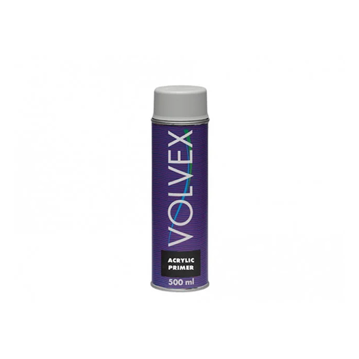 VOLVEX Аэрозольный Грунт Acrylic Primer, Серый 500мл