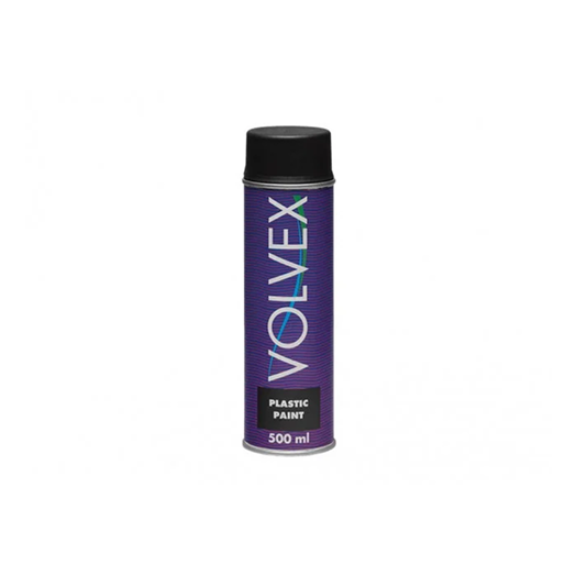 VOLVEX Аэрозольная краска Plastic Paint для бампера, Черная 500мл
