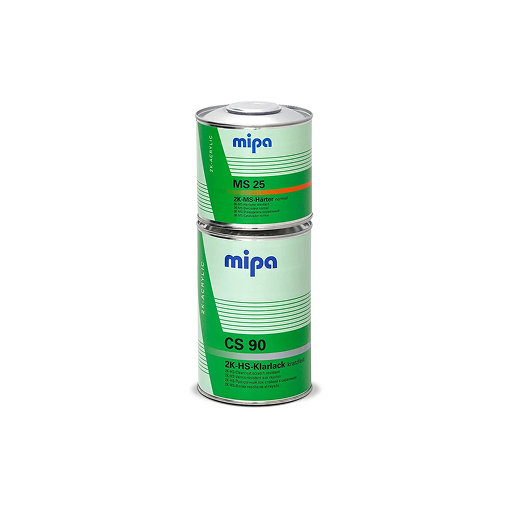 Акриловый лак стойкий к царапинам MIPA 2K-HS-Clearcoat CS 90, 1 л + отвердитель MS 25