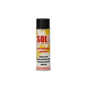 SOLL UNIVERSAL SPRAY чёрная матовая краска 500 мл