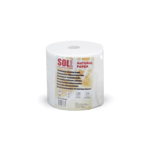 SOLL двухслойные салфетки для очистки в рулоне 25 см х 26 см х 200 м